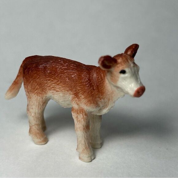 6 Safari Ltd farm animals Mini Figures goat lamb pig calf chicken - Picture 5 of 8